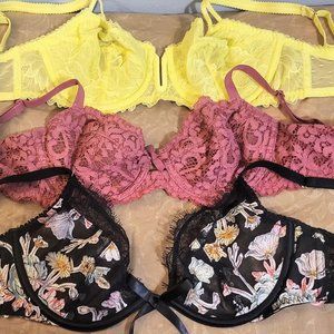 3 bras-2 Victoria's Secret and 1Auden